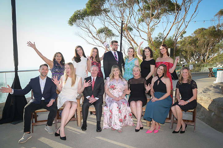 Attendees celebrating at the Evening in La Jolla 2024 event.