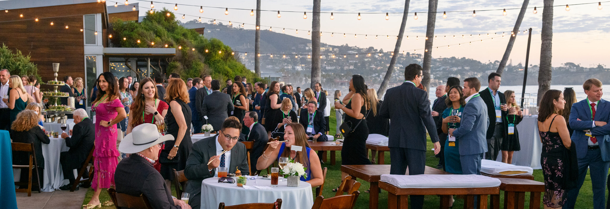 Guests at the SDCBF 2024 Evening in La Jolla event.